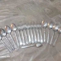 قاشق و چنگال نقره