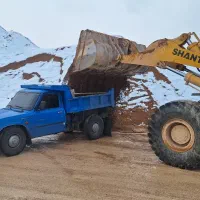 گل مخلوط سنگ ماسه شسته ماکادوم اجر سیمان مصالح