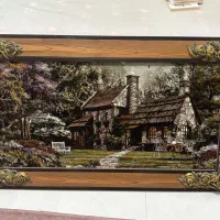 تابلو فرش ماشینی با طرح چشم نواز