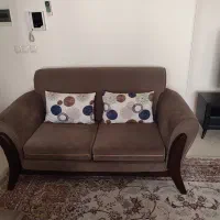 مبلمان راحتی شش نفره با میز وسط و سه عدد عسلی|مبلمان خانگی و میز عسلی|تهران, شهرک چیتگر|دیوار