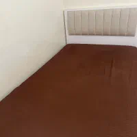 تخت خواب دو نفره با تشک و پا تختی عرض ۱۲۰