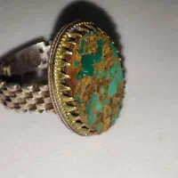 انگشتر فیروزه نیشابوری قواره بزرگ|جواهرات|بومهن, |دیوار