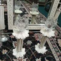 اینه شمعدان سالم تمیز