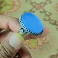 انگشتر عقیق کبود یمنی