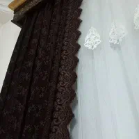 پرده پذیرایی با والان و کتیبه و میل پرده|پرده، رانر، رومیزی|رشت, آزادگان|دیوار