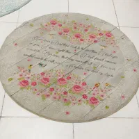 فرش قالیچه گرد ۱/۵ جنس خوب نخی|فرش|فردیس, شهرک شهید حسینی|دیوار