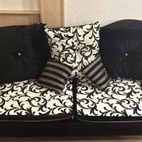 مبل راحتی ۹نفره روکش ها نو بدون زدگی