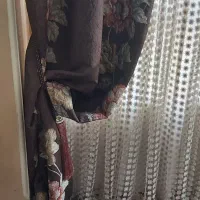 پرده گیپور دانتل طرح گل ۴ پر|پرده، رانر، رومیزی|تهران, شهرک آزمایش|دیوار