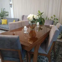 مبلمان 8 نفره و نهار خوری 6 نفره|مبلمان خانگی و میز عسلی|تهران, ایرانشهر|دیوار