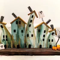 جا کلیدی دهکده رویایی چوبی