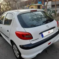 پژو۲۰۶مل۹۶ بی رنگ سالم