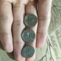 سه عدد سکه مسی کلسیونی قدیمی کمیاب|کلکسیون سکه، تمبر، اسکناس|ساری, |دیوار