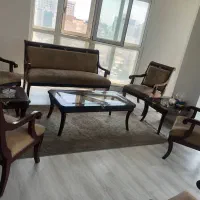مبل استیل ۷ نفره به همراه میزناهاخوری ۸ نفره