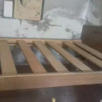 تحت چوبی دونفره|تخت و سرویس خواب|جهرم, |دیوار