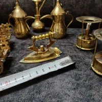 قهوه جوش برنجی برنزی برنزظروف آشپزخانه دکوری مجسمه|کلکسیون اشیاء عتیقه|تهران, افسریه جنوبی|دیوار