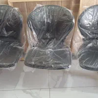صندلی انتظار سه نفره مشکی