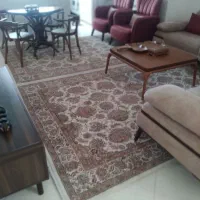 چهار تخته فرش ماشینی گل افشان 700شانه دستبافت گون