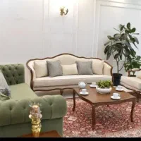 مبل فرانسوی شرکتی ب همراه دفترچه قسط اونم بدون چک