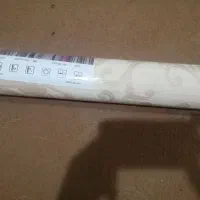 11رول کاغذ دیواری pvc کرم وطلایی|مصالح و تجهیزات ساختمان|لالجین, |دیوار