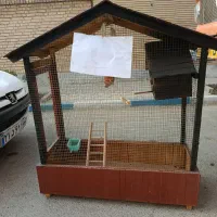 قفس چوبی عروس هلندی|لوازم جانبی حیوانات|رضویه, |دیوار