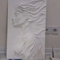 آموزش واجرای کار گچ بری مدرن روی دیوار و تابلو