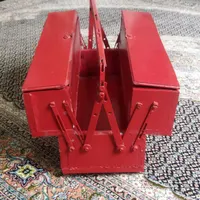 جعبه ابزار.چوبی.دست ساز.پایه دار|ابزارآلات|پارس‌آباد, |دیوار