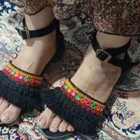 کفش  مکرومه بافی