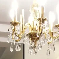 لوستر کلاسیک|لوستر و چراغ آویز|گرمدره, |دیوار