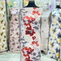 پارچه ابریشم رومانی طرح 4