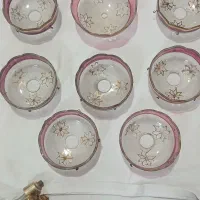 لوستر قدیمی یک جفت بزرگ وکوچک