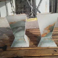 گلدان های مدرن وزیبا|گل و گیاه طبیعی|میان ولایت, |دیوار