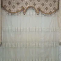 پرده|پرده، رانر، رومیزی|قم, قلعه کامکار|دیوار