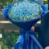 گل روبانی شاخه ای ۲۰|گل مصنوعی|بروجرد, |دیوار