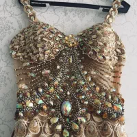 لباس مجلسی طرح طاووس