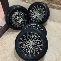 رینگ اسپرت و لاستیک سایز ۱۶