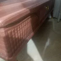 میز جلو مبلی وگل گلدان تمیز سالم