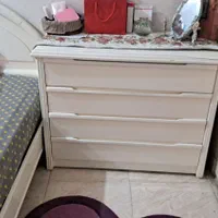 تخت دو نفره با دراور ۴ کشو وخوش خواب که سالمه|تخت و سرویس خواب|تهران, قلمستان|دیوار