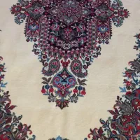 قالیچه دستباف پشمی ۱/۵×۲ بافت قم