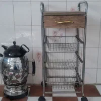 سماور و جا سیب زمینی و پیاز