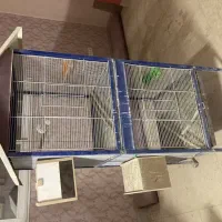 قفس پرنده دو طبقه