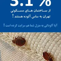 سمپاشی ارگانیگ ساس تخت خواب 100% تضمینی