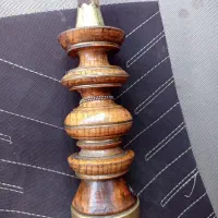 قلیان زرد برنجه کوب|کلکسیون اشیاء عتیقه|ایلام, |دیوار