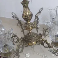 لوستر برنجی فوق العاده زیبا