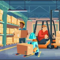 انبار دارای برای شرکت پخش مواد غذایی