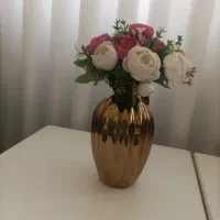 گلدان طلایی|گل مصنوعی|رباط‌کریم, رباط‌کریم|دیوار