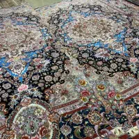فرش ۶متری کاشان کرم دستباف