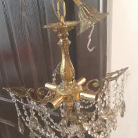لوستربرنز چهارشاخه|لوستر و چراغ آویز|قم, نوقطار|دیوار