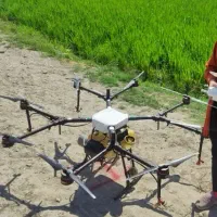 سمپاشی با پهباد dji