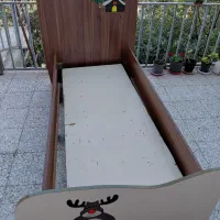 تخت یکنفره بدون تشک|تخت و سرویس خواب|رودبار, |دیوار