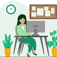 حسابدار و کمک حسابدار خانم